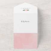 Carte d'annonce de naissance avec photo d'éléphant (Dehors)