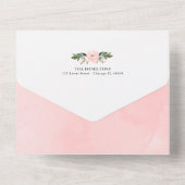 Carte d'annonce de naissance avec photo d'éléphant (Verso)