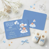 Carte d'annonce de naissance de bébé garçon musulm