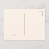 Carte d'annonce de naissance de nouveau-né (Dos)