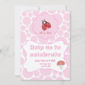 Carte d'annonce de naissance fille (Devant)