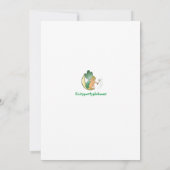 Carte d'annonce de naissance fille (Dos)