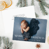 Carte d'annonce de naissance pour le petit Noël