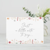 Carte d'annonce de photo d'échographie de bébé Fle (Debout devant)