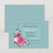 Carte d'annonce de rééchelonnement (Devant / Derrière)