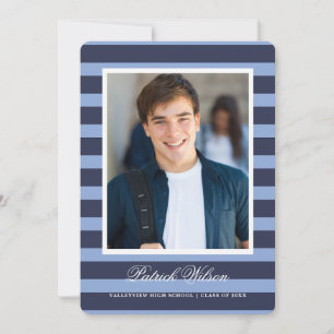 carte d'annonce de remise de diplôme de fin d'étud