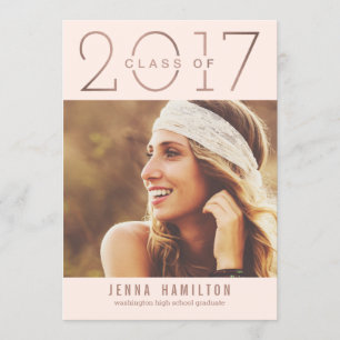 Carte d'annonce de remise de diplôme EDITABLE COUL