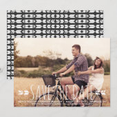 CARTE D'ANNONCE DE SAUVEGARDE DE PHOTO DE MOTIF TR (Devant / Derrière)