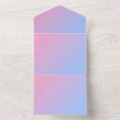 Carte d'annonce d'invitations de couleur unie (À l'intérieur)