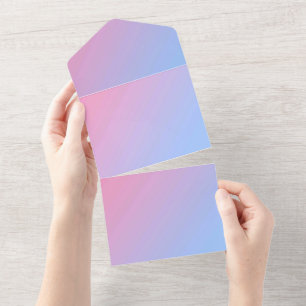 Carte d'annonce d'invitations de couleur unie