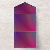Carte d'annonce d'invitations de couleur unie (À l'intérieur)