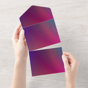 Carte d'annonce d'invitations de couleur unie