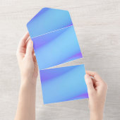 Carte d'annonce d'invitations de couleur unie (Déchirure)