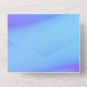Carte d'annonce d'invitations de couleur unie (Verso)