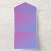 Carte d'annonce d'invitations de couleur unie (À l'intérieur)