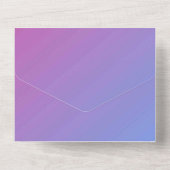 Carte d'annonce d'invitations de couleur unie (Verso)