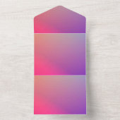Carte d'annonce d'invitations de couleur unie (À l'intérieur)