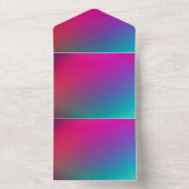 Carte d'annonce d'invitations de couleur unie (À l'intérieur)
