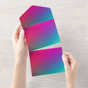 Carte d'annonce d'invitations de couleur unie
