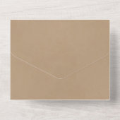 Carte d'annonce d'invitations de couleur unie (Verso)