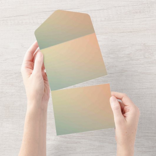 Carte d'annonce d'invitations de couleur unie (Déchirure)