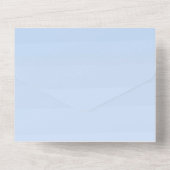 Carte d'annonce d'invitations de couleur unie (Verso)