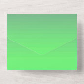 Carte d'annonce d'invitations de couleur unie (Verso)