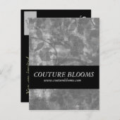 Carte d'annonce d'ouverture d'une entreprise de co (Devant / Derrière)