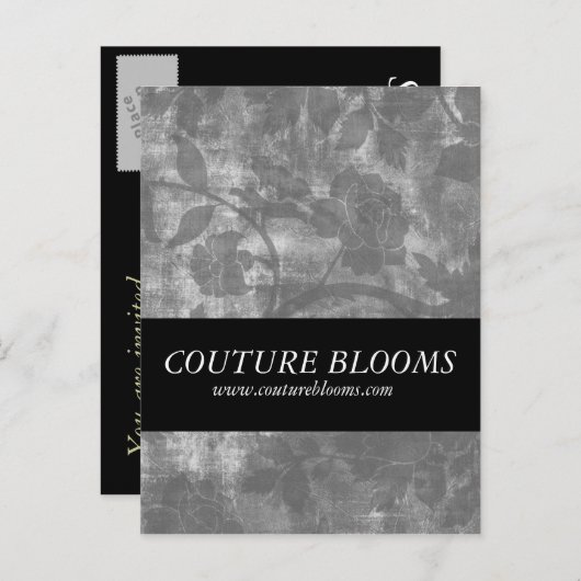 Carte d'annonce d'ouverture d'une entreprise de co (Devant / Derrière)