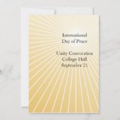 Carte d'annonce internationale de la foi (Dos)