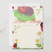 Carte d'annonce Love Bug (Devant)