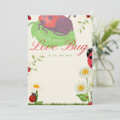 Carte d'annonce Love Bug (Debout devant)