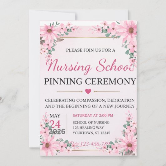 Carte d'annonce plate (Devant)