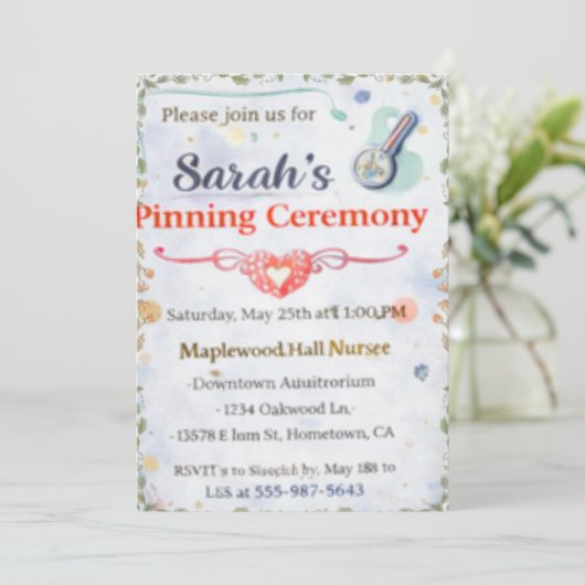 Carte d'annonce plate (Debout devant)