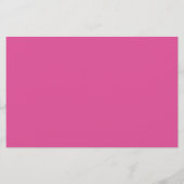 Carte d'annonce rose vif (Dos)