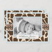 Carte d'annonce Safari Boy (Devant / Derrière)