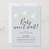 Carte d'annulation de Baby Shower et Sprinkle (Devant)