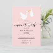 Carte d'annulation de Baby Shower et Sprinkle (Debout devant)