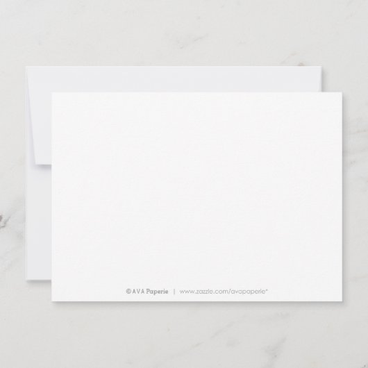 Carte d'annulation de mariage de script minimal po (Dos)