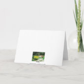 Carte Dans cette Jardin-Pensée à vous (Dos)