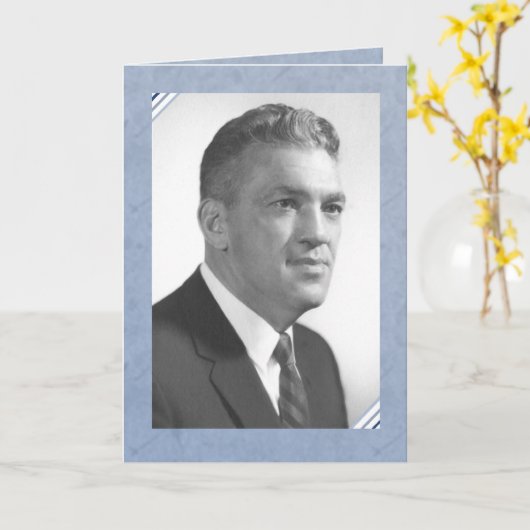 Carte Dans la mémoire de Grampy Ed (Fleur jaune)