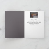 Carte Dans la plus profonde sympathie aide dans le pont (Intérieur)