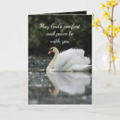 Carte Dans la plus profonde sympathie aide en difficulté (Fleur jaune)