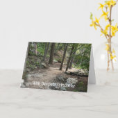 Carte Dans la plus profonde Sympathy Mountain Forest Wal (Fleur jaune)