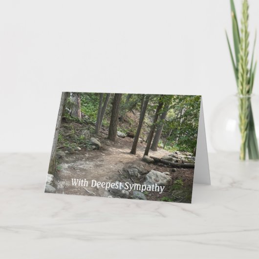 Carte Dans la plus profonde Sympathy Mountain Forest Wal (Devant)