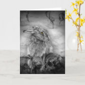 CARTE DANS LA POUSSIÈRE (Fleur jaune)