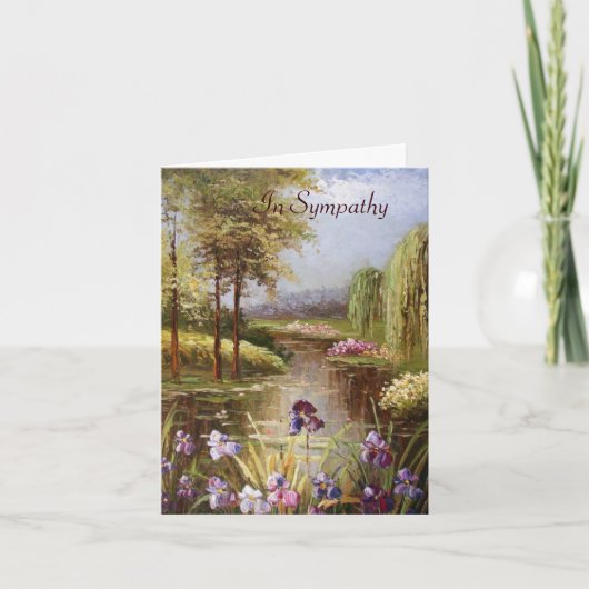 Carte Dans la sympathie (Devant)