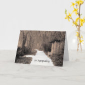 Carte Dans la sympathie (Fleur jaune)