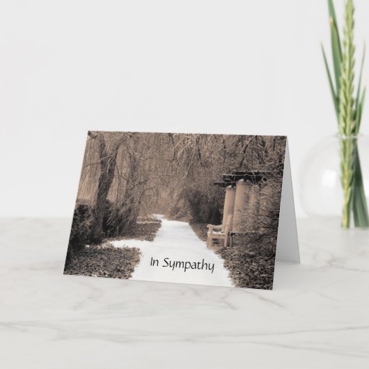 Carte Dans la sympathie (Devant)