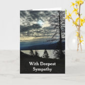 Carte Dans le ciel de Sympathy le plus profond Nuds Lake (Fleur jaune)